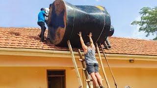 Totale Idioten bei der Arbeit mit der Kamera gefilmt