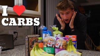 CARB LOADING FOR MY FIRST MARATHON | Carb Loading Grocery Haul