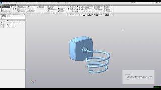 Видеоуроки Компас 3D. Держатель для фена - сборка