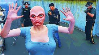 illegal alien shemale VS corrupt cops - GTA 5 RP