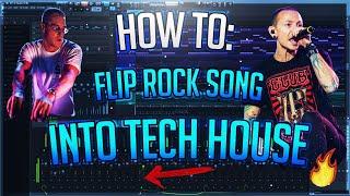 How To Tech House Remix Old Songs | ROCK INTO TECH HOUSE [FL Studio Tutorial]