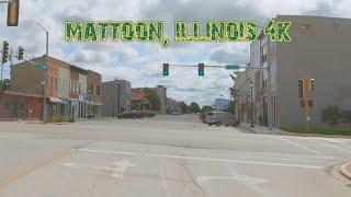 A Town That Has Started To Fade: Mattoon, Illinois 4K.