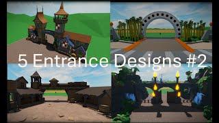 5 Entrance Designs|Theme park Tycoon 2|#2