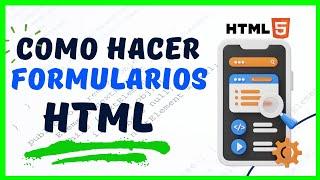 8. Cómo HACER un FORMULARIO en HTML Fácilmente  COMO HACER una PAGINA WEB HTML