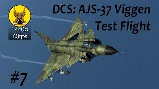 Test Flight - DCS: AJS-37 Viggen - Radar System, CCIP HD Bomb Delivery