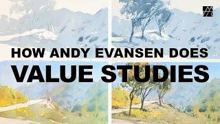 How to do a Value Study | Andy Evansen