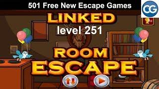 [Walkthrough] 501 Free New Escape Games level 251 - Linked room escape - Complete Game