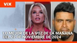 Lo mejor de Noticias Univision de la mañana | viernes 22 de noviembre de 2024