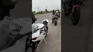 Ducati panigale V4 Sunday ride  mini block #short video