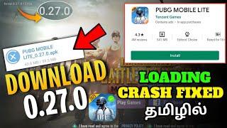 Finally Crash Fixed PUBG Mobile Lite 0.27.0 Update || Pubg Lite Tamil || Nivas TKT