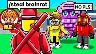 I Logged Into The OWNERS ACCOUNT to TROLL My Friends in Steal a Brainrot