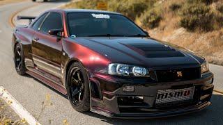 Lending my R34 GTR to @vin_tra