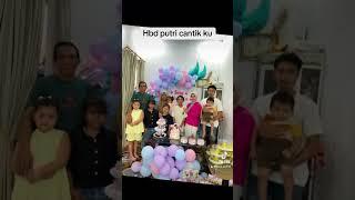 Hbd putri kecilku bidadari ku