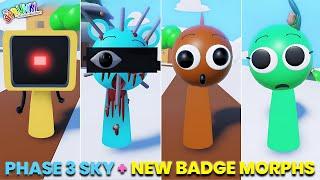 How to Get Phase 3 REMASTERED Sky + NEW Badge Morphs in 3D Sprunki RP - ROBLOX