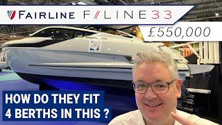 Fairline F-Line 33 - How do they fit 4 berths in a 33ft boat?