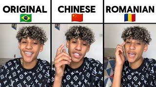 MC Xangai Menina Do Job / Original vs Chinese vs Romanian