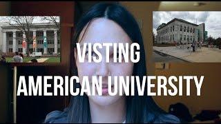 COLLEGE ADMISSIONS PROCESS | Vlog #9: Visiting American University