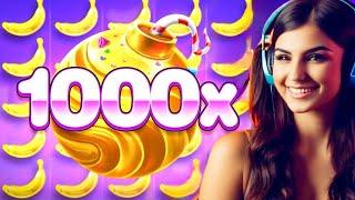 SWEET BONANZA 1000 YENİ OYUN  SLOT OYUNLARI  KALAN SON KASAYI BASTIK KASAYI KATLADIK