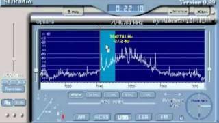 Yaesu FT-897 SDR radio, WINRAD, SDRadio, converter 455-12 Khz,  I6IBE  Ivo Pratola Peligna