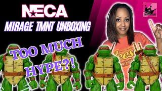  TMNT NECA Mirage Style Figure 4-Pack UNBOXING | Hype Legit? Worth the money?