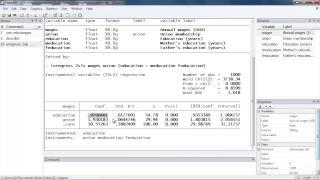 Instrumental-variables regression using Stata®