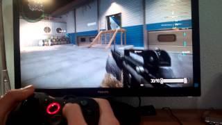 Playing Warface with Xbox 360 gamepad. World of Joysticks Emulator.