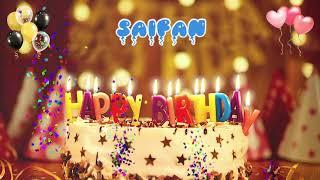 SAIFAN Birthday Song – Happy Birthday to You