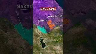 The Exclave Nobody Talks About #shorts #maps #russia #azerbaijan #facts #geopolitics #history  #geo