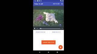 Video To GIF Converter - Convert video file to GIF file for Android