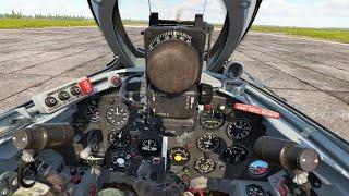 Бой на МиГ-17 в VR шлеме в War Thunder. СБ режим.