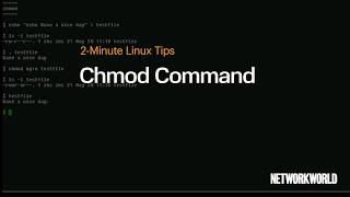 How to use the chmod command