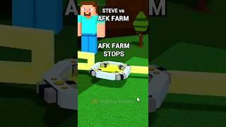 STEVE vs AFK FARM Build a Boat for Treasure #buildaboatfortreasure #buildaboat