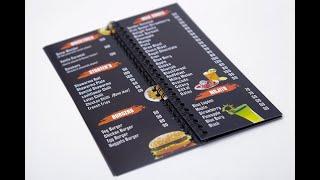 Revolutionize your Restaurant with Waterproofed Plastic Menu Cards printing from iprintzone.com