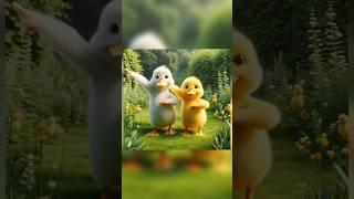 Duck video duckling dance A rum sum sum #shortvideo #trendingshorts #viralvideo