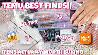 HUGE TEMU NAIL ART SUPPLY HAUL | INSANE DUPES ON A BUDGET | HONEST TEMU REVIEW | 20+ ITEMS