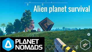 Planet Nomads - First look - Alien wreck and Vehicles