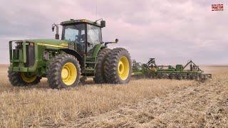 JOHN DEERE 8410 Tractor Working on Tillage