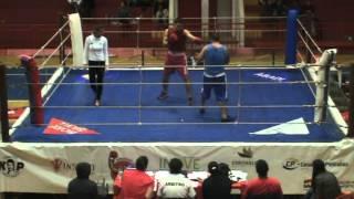 Bruno Pereira (Sergio Oliveira Boxe - Joinville) TKO Paulo dos Santos (Marreta B.T. - Florianópolis)