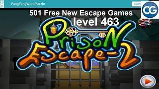 [Walkthrough] 501 Free New Escape Games level 463- Prison escape 2 - Complete Game