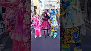 I met visual kei band Awake members in Harajuku! #japan #kawaii #visualkei #decorakei #harajuku