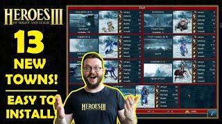 13 NEW TOWNS for Heroes of Might and Magic 3! EASY INSTALL! (Free Legacy of the Silence DLC!)