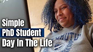 Presenting at a Virtual Conference & Attending a Job Talk | Grad Life Vlog of a PhD Day in the Life