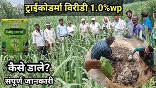 ट्राइकोडर्मा विरीडी 1.0% wp का प्रयोग कैसे करे | how to use trichoderma in agriculture