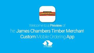 James Chambers Timber Merchants - Mobile App Preview - JAM134W