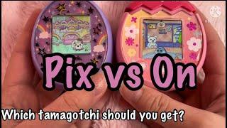 Which Tamagotchi should you buy? Tamagotchi Pix vs On