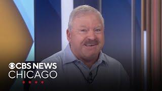 Psychic medium James Van Praagh gives a reading to CBS News Chicago anchor