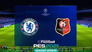 eFootball PES 2021 | Chelsea vs Rennes - UEFA Champions League 20-21 | Gameplay PC