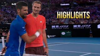 Djokovic vs Zverev - AO 2025 Exhibition Highlights | Today Tennis Highlights | Tennis Highlights 