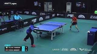 Halima Hussain vs Farida Badawy | WS R32 | WTT Contender Lagos 2024
