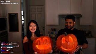 [Oct 20th, 2024] PUMPKIN CARVING W/ @NMPLOL  WHO MAKES THE CUTER PUMPKIN  BUYING THE STUFF FIRST 